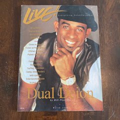 Live magazine March 1996 Deion Sanders