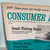 consumer reports july 1971 small fishing boats Ford Mustang vintage magazine