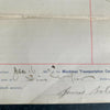 Mackinac Transportation Company 1891 Michigan US Mail Vintage Billhead