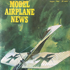 Model Airplane News August 1964 Vintage Magazine Etrich Taube