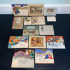 Christmas Cards Vintage Lot of 14 Sleigh Caroling Religious